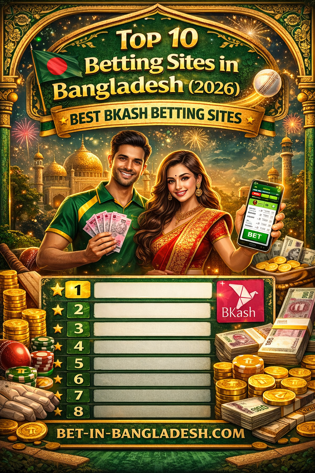 best 10 Betting Sites in Bangladesh (2026) 🇧🇩 top Bkash Betting Platforms