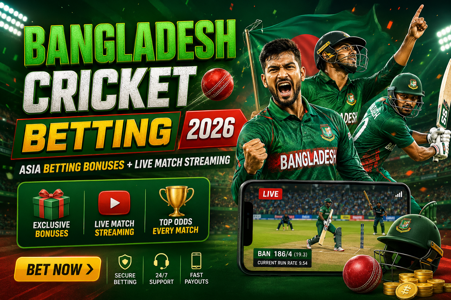Bangladesh Cricket Betting 2026 đ Asia Betting Bonuses + Live Match Streaming | āĻŦāĻžāĻāϞāĻžāĻĻā§āĻļ āĻā§āϰāĻŋāĻā§āĻ āĻŦā§āĻāĻŋāĻ āĻāĻžāĻāĻĄ