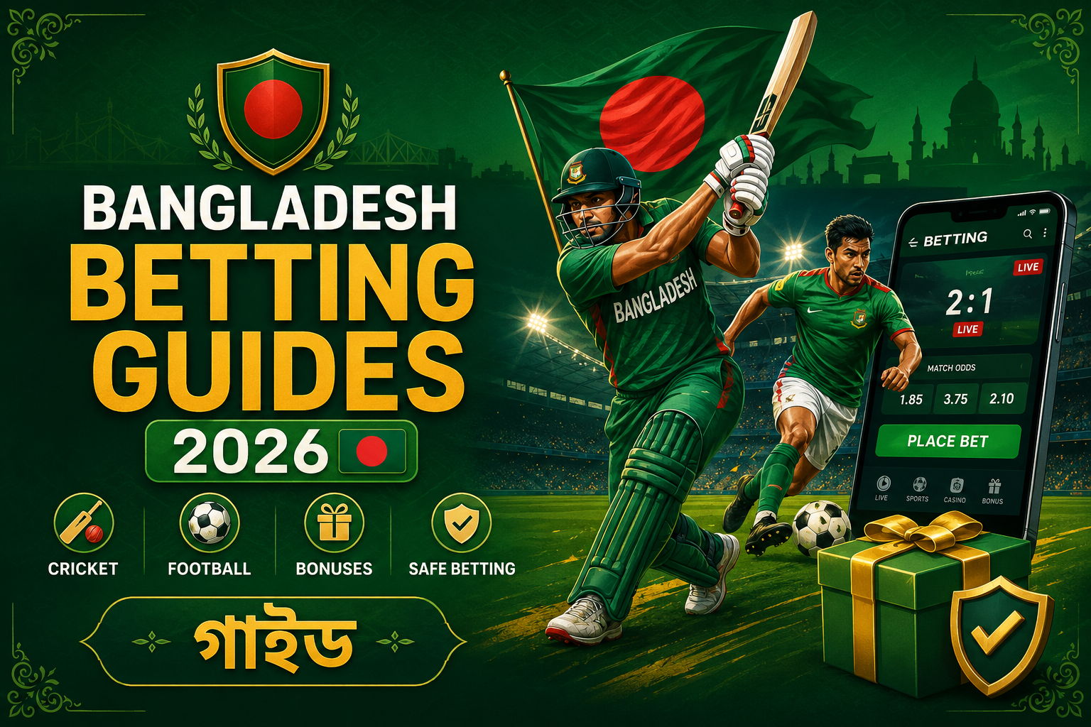 Bangladesh Betting Guides 2026 Cricket, Football, Bonuses & Safe Betting গাইড