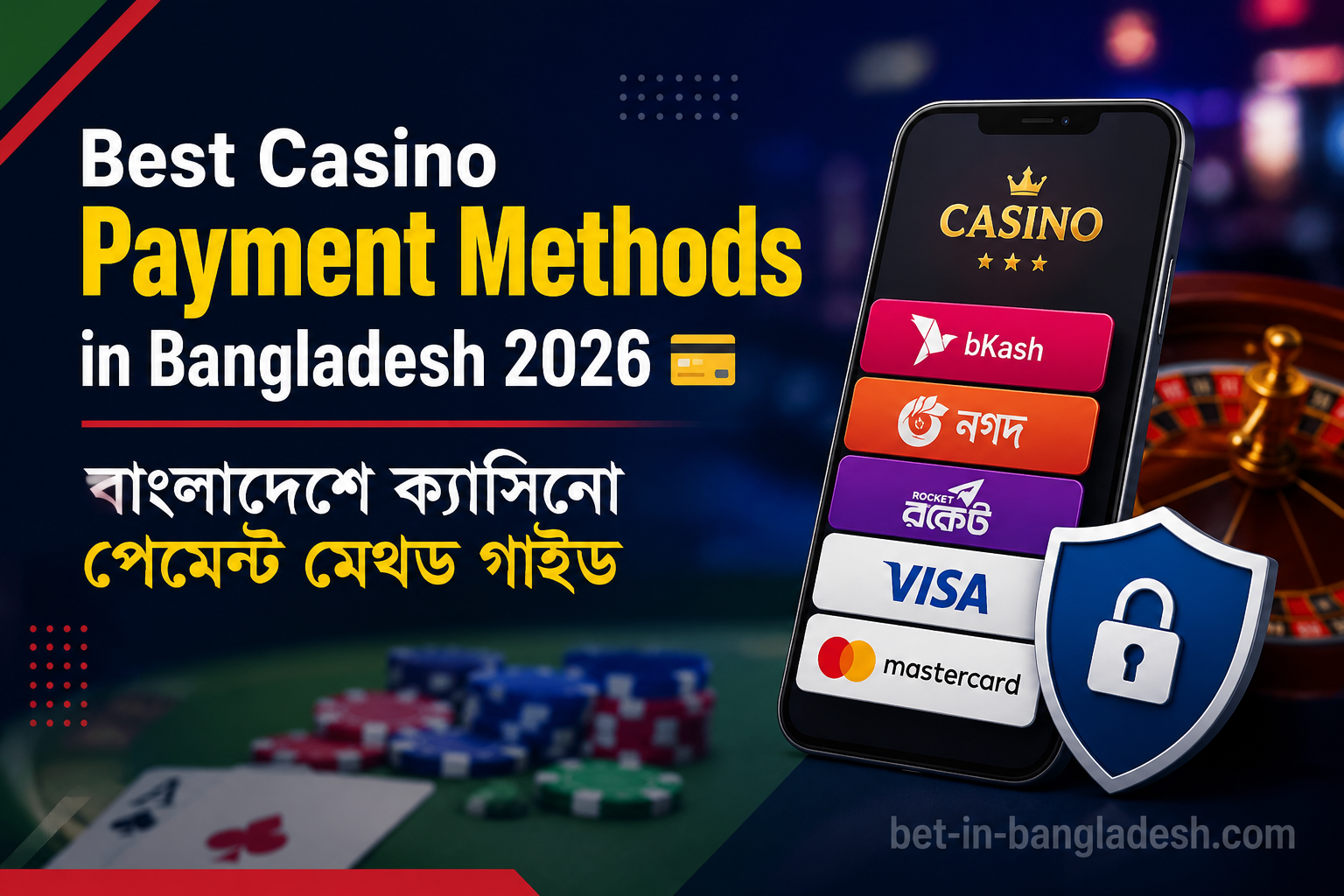 Best Casino Payment Methods in Bangladesh 2026 💳 | বাংলাদেশে ক্যাসিনো পেমেন্ট মেথড গাইড